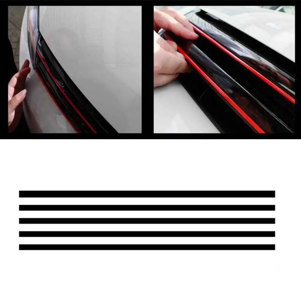 VW Golf 6 7 Tiguan Reflective Front Grille Trim Strip Sticker