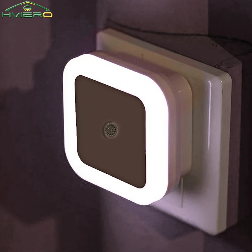 Motion Sensor LED Night Light – Plug-In Smart Wall Lamp