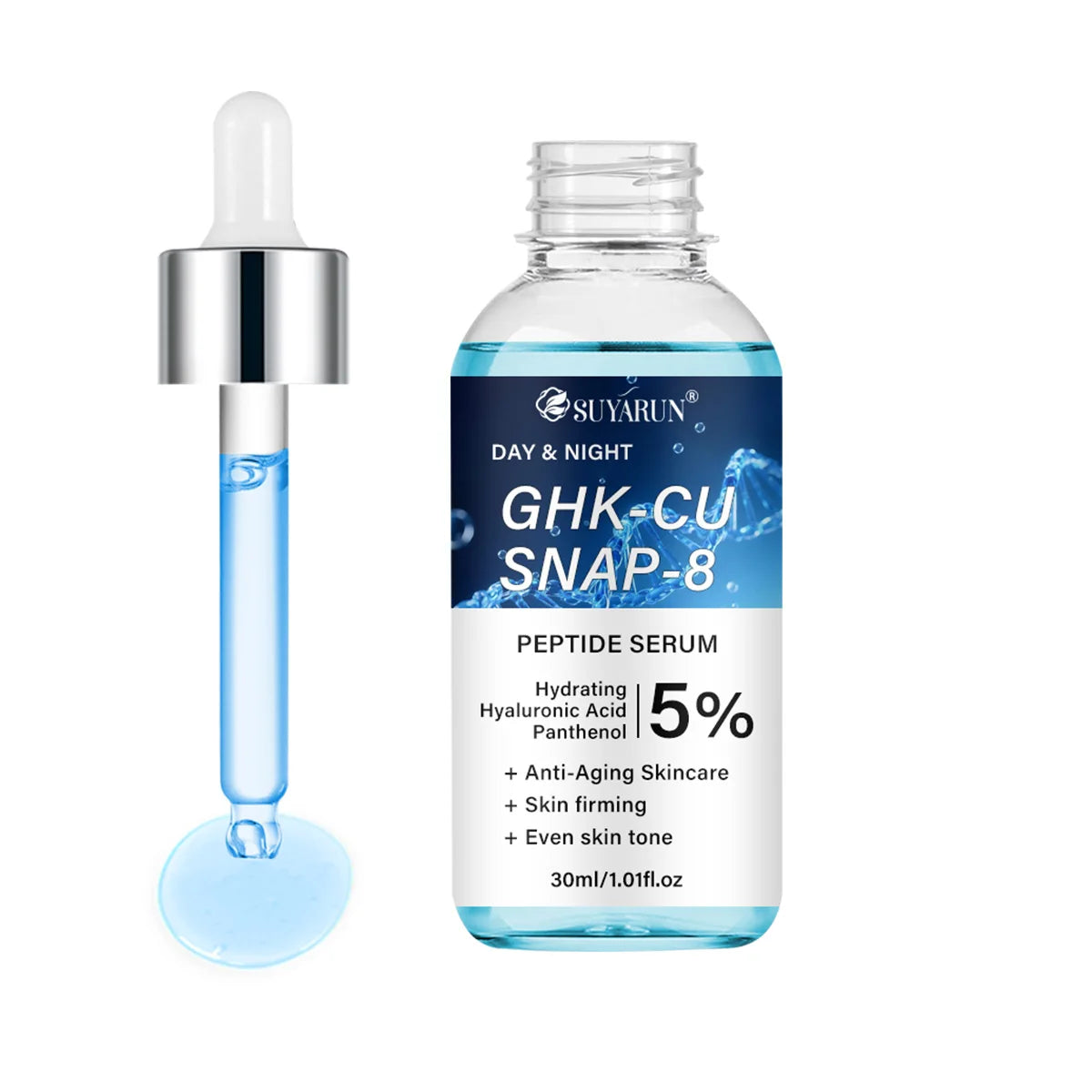 SUYARUN GHK-Cu & SNAP-8 Peptide Serum – Firming Face Serum Peptide Face Serum Oasis Select 30ml