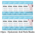 SADOER Hyaluronic Acid Collagen Neck Mask – Firm & Brighten Neck Sheet Mask Oasis Select 10pcs