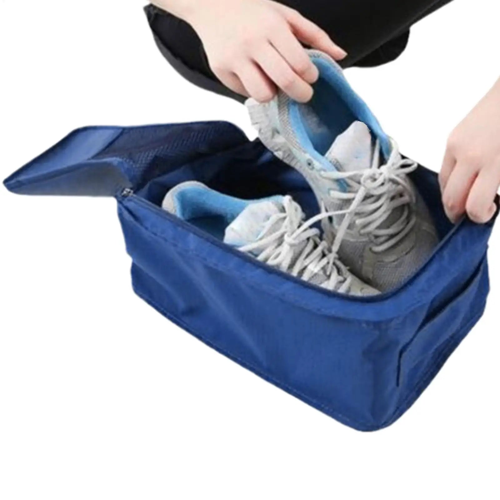 Waterproof Travel Shoe Bag – Foldable Polyester Organizer