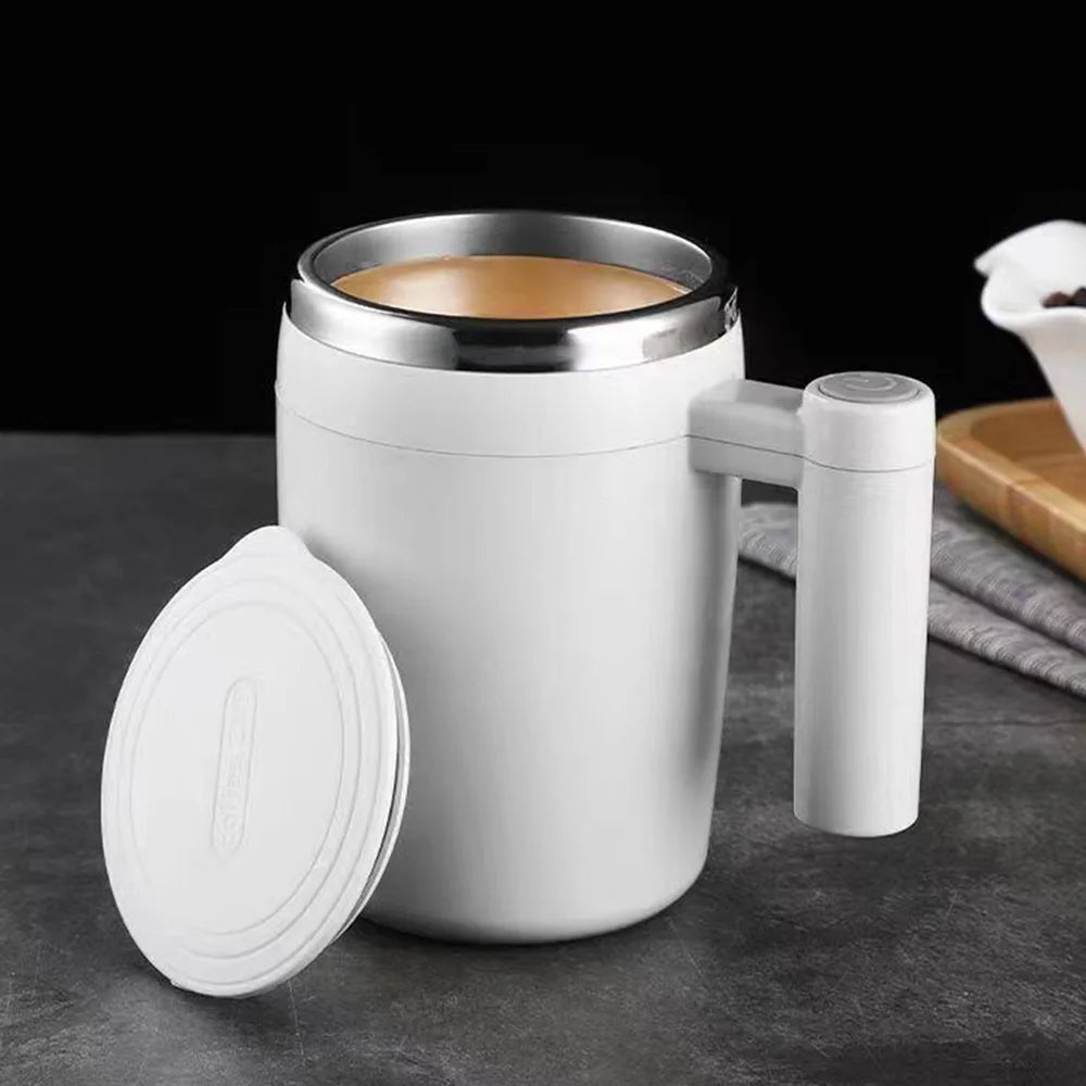 Automatic Self Stirring Magnetic Mug Rechargeable Stir Cup Stainless Steel Coffee Mixing Cup Blender Smart Mixer Shake Cup Oasis Select