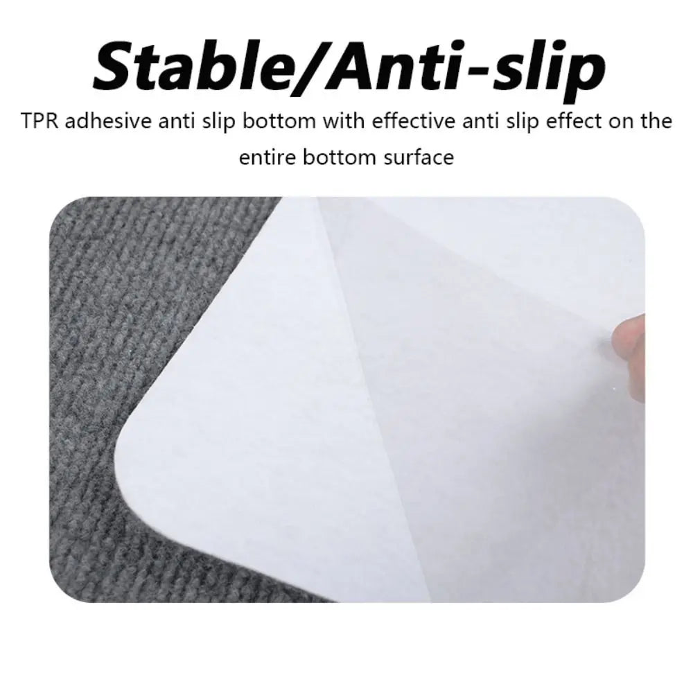 Simple Non Adhesive Office Chair Mat Self-adhesive Anti Slip Rolling Wheelchair Carpet Wooden Floor Protection Pad Home Office Oasis Select