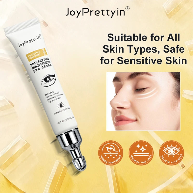 Joyprettyin Peptide Anti-Dark Circles Eye Cream Eye Bags Removal Anti-Wrinkle Lifting Firming Eye Care Oasis Select
