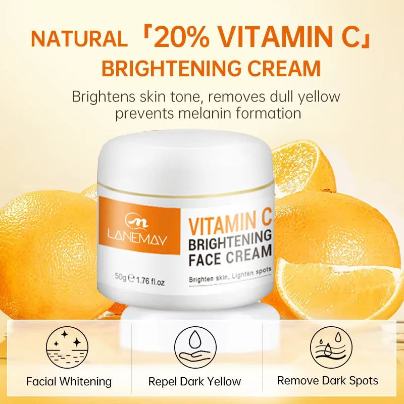 Vitamin C Brightening Face Cream | Dark Spots, Firming & Glow Brightening Face Cream Oasis Select
