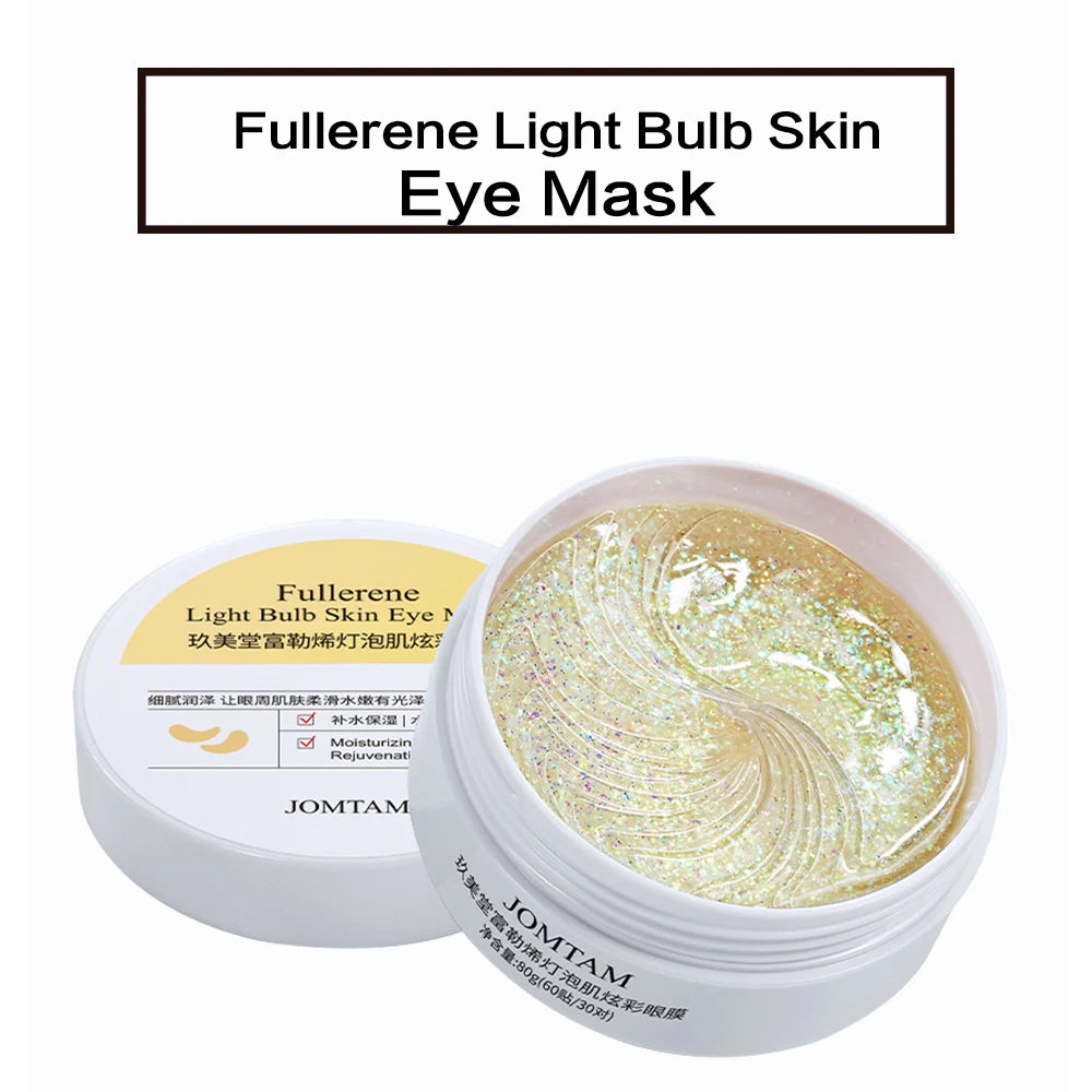 Pomegranate Eye Mask – Nourishing Hydrating Eye Patches 60pcs Eye Treatment Mask Oasis Select 1box Fullerene 80G