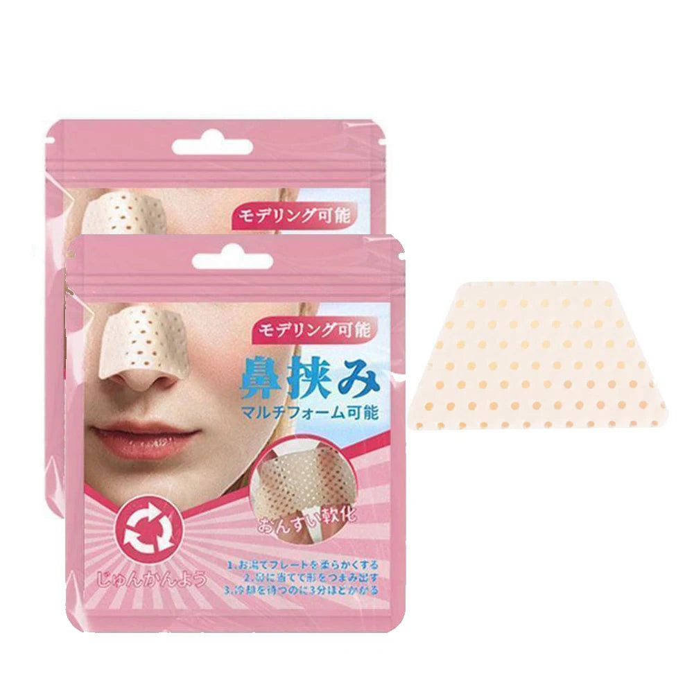 1/2 Packs Thermoplastic Nasal Splints,Trapezoid Nose Brace Splints Nose External Support Protector Patch for Nose Brace Fracture Oasis Select 2 packs
