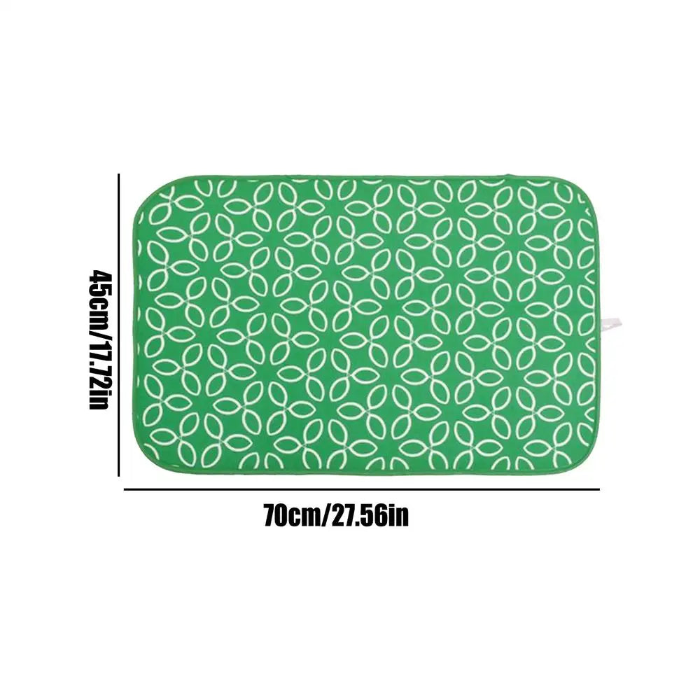 Portable Ironing Mat Heat Resistant Thickened Waterproof Non-slip Hanging Laying Soft Ironing Mat Protection Heat Insulation Oasis Select 45x70cm