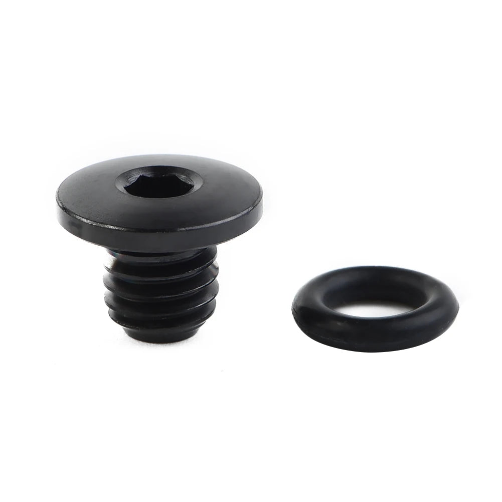 Bicycle M5 Titanium Hydraulic Disc Brake Screw Bike Bleed Screws Bolt With O-Ring Parts 9999999999999999999999999 Oasis Select