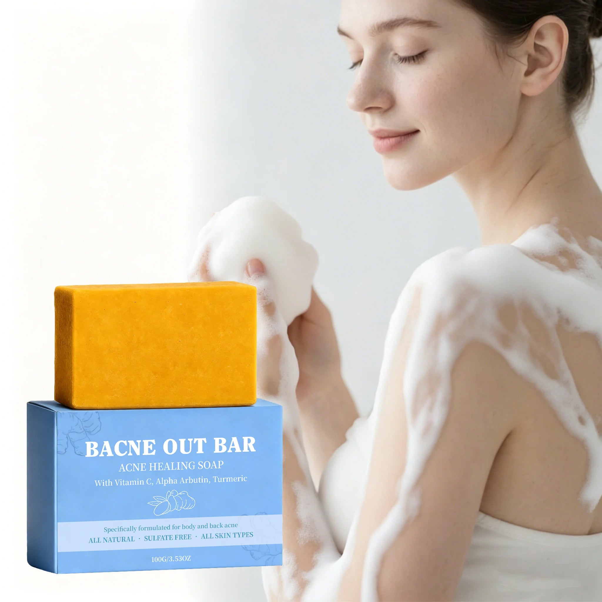 Turmeric Acne Soap – Deep Cleansing, Brightening & Dark Spots Acne Cleansing Soap Oasis Select