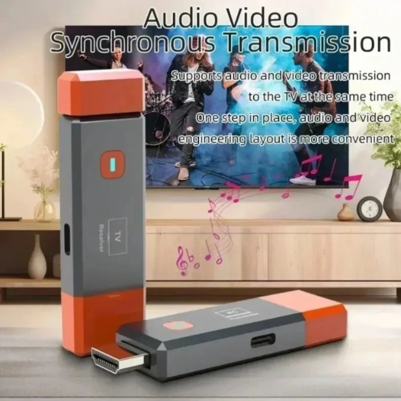 1080P 50M 5.8G HDMI-Compatible Transmitter Receiver Wireless Audio Video Extender Camera Laptop PC to TV Monitor Projector Oasis Select