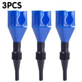 1/4/8pcs Plastic Car Motorcycle Gasoline Engine Oil Funnel Filter Delivery Tool Oil Change Funnel Accessories Automotive Parts Oasis Select 3 pcs