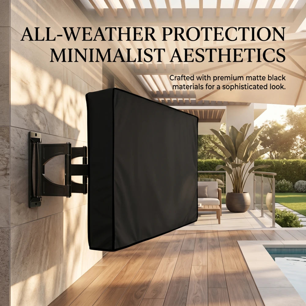 Upscale Television Cover Various Sizes - Sophisticated Fabric for Home Entertainment Oasis Select