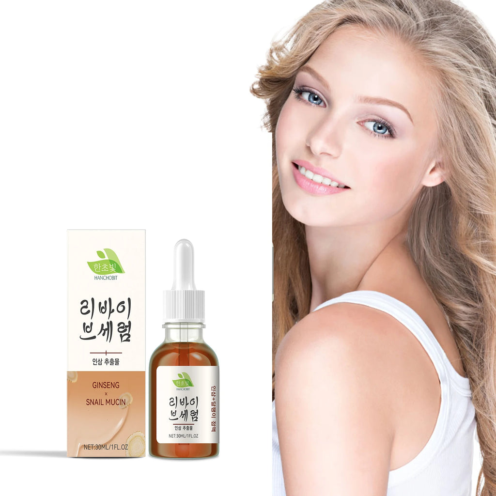 Ginseng & Snail Mucin Essence: Hydrating, Moisturizing, Nourishing & Gentle Skin Care Essence for Radiant, Smooth Skin Oasis Select