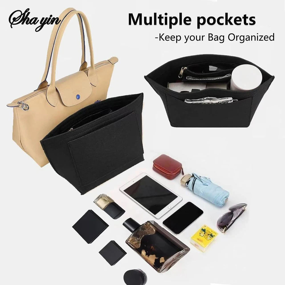 Felt inner bag, large capacity handbag inner bag, travel bag storage bag, felt inner bag Oasis Select
