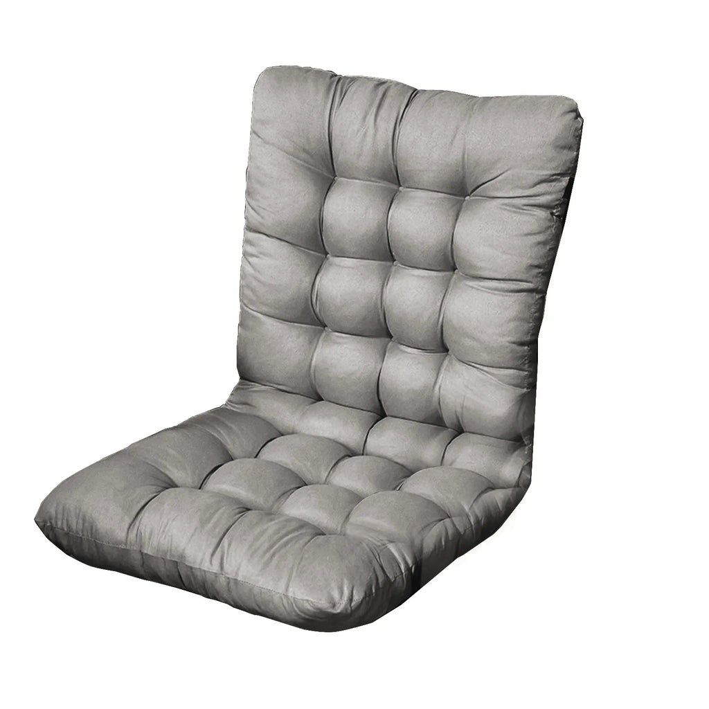 Winter Desk Chair Cushion with Back Support Thickened Good Elasticity And Softness Keep Warm Office Chair Seat Cushion Rocking Oasis Select Gray