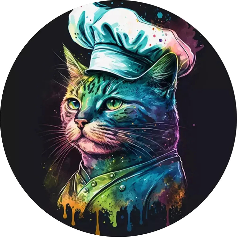 Mandala Cat Animal Wooden Puzzle Home Decoration Home Decoration Accessories Oasis Select B A4