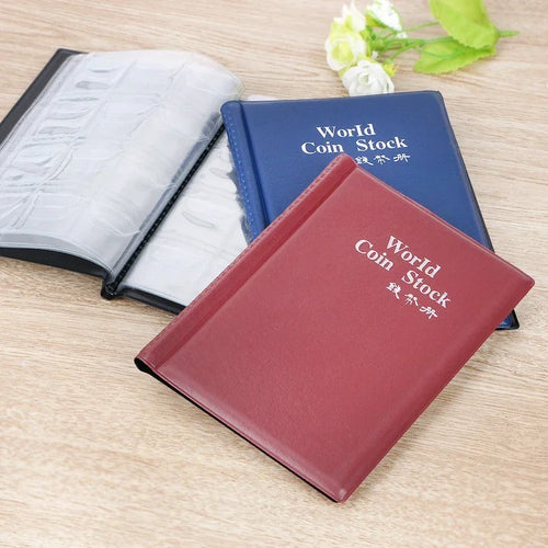 For Collector Coin Holder Albums Mini Penny Coin Storage Bag Collecting Money Organizer 120 Pockets Coins Collection Album Book Oasis Select
