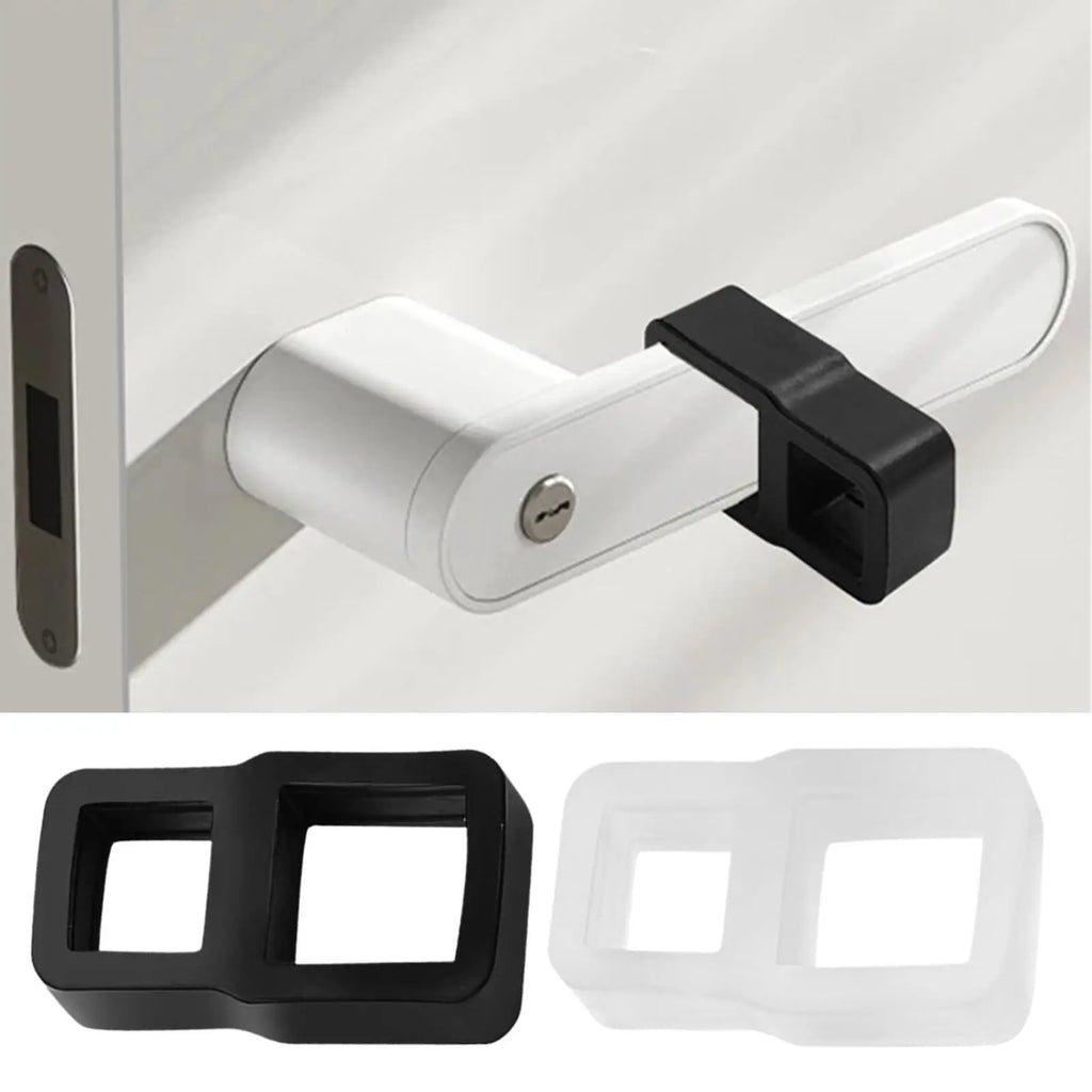 Door Knob Stopper Soft Silicone Door Handle Protective Stopper Detachable Door Stopper Furniture Protection buffer For Study Oasis Select