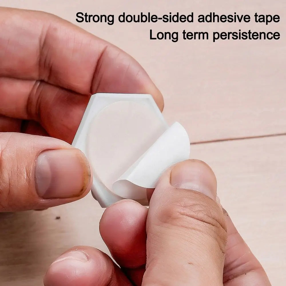 New 4Pcs Self Adhesive Type Mute Ball Universal Wheel Mini Self Adhesive Pulley Base 7Beads Furniture Casters Wheels Oasis Select