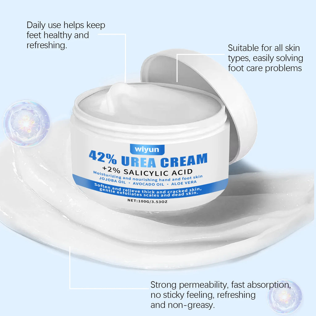 Urea Foot Cream Softens Moisturizes Skin Relieves Dryness Anti Drying Cracked Heel Exfoliates Deeply Penetrates Foot Cream Oasis Select