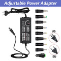 AC TO DC Adjustable Power Supply Adapter Transformer AC 220V TO DC 3V 9V 12V 24V Power Supplies Universal Adapter WIth 9PCS Plug Oasis Select With 9PCS Plug EU Plug 9V-24V 3A