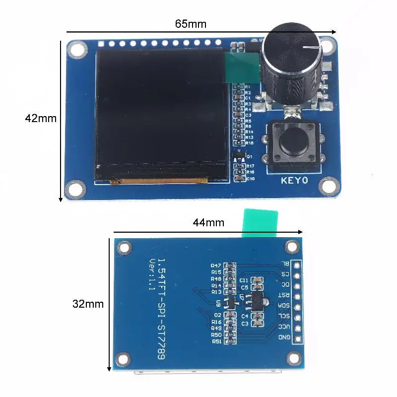 1.54 Inch TFT LCD Display Module With EC11 Rotary Encoder Button, IIC/I2C SPI Interface 240x240 For Arduino ESP32 ESP8266 DIY Oasis Select