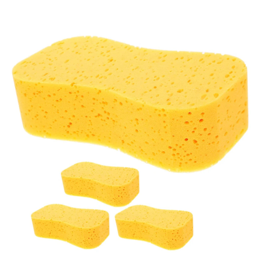 3Pcs Exfoliating Bath Sponge High Density Soft Shower Sponges for Women Body Sponges Massage Brush Washing Scrubber-Random Color Oasis Select