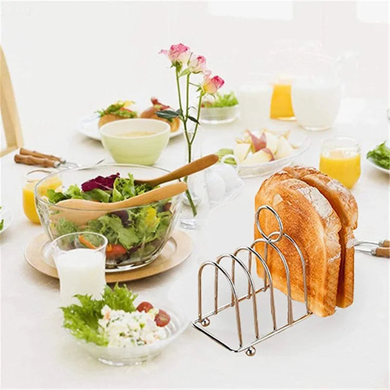 Stainless Steel Cooking Rack Versatile Use as Toast Stand Bread Rack Baking Grid Pizza Plate Grill Pot Air Fryer Accessory Oasis Select