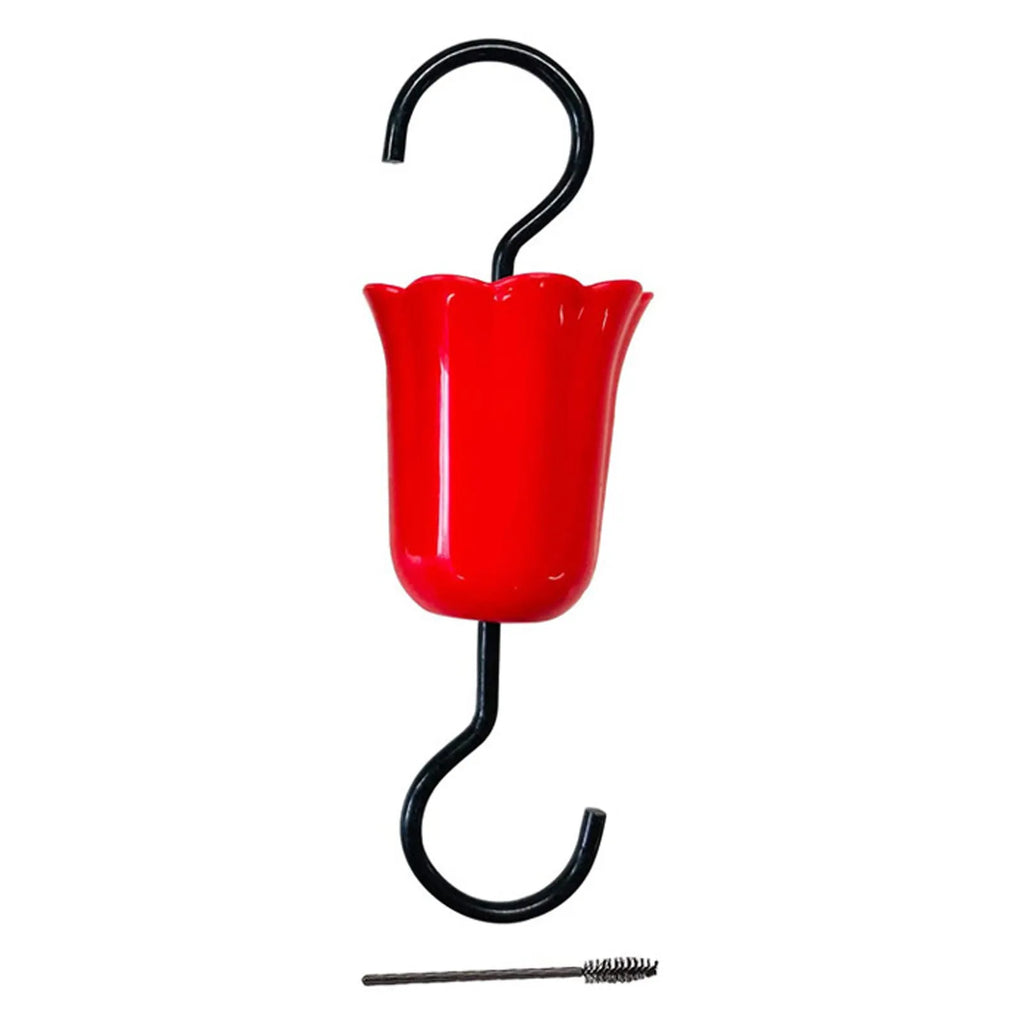 Hummingbird Feeder Ant Moat Guard with Hook – Insect Barrier Bird Feeder Accessory Oasis Select Red One Size