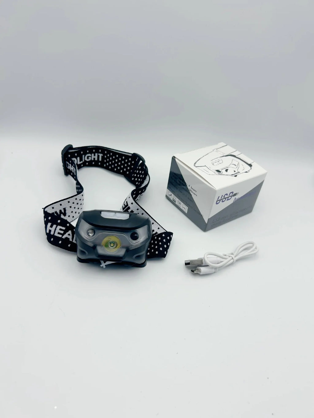 SHINEKNOT LED Rechargeable Headlamp | Smart Sensor, Waterproof