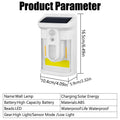 Solar Outdoor Wall Light PIR Sensor | 18650 Battery Night Lamp