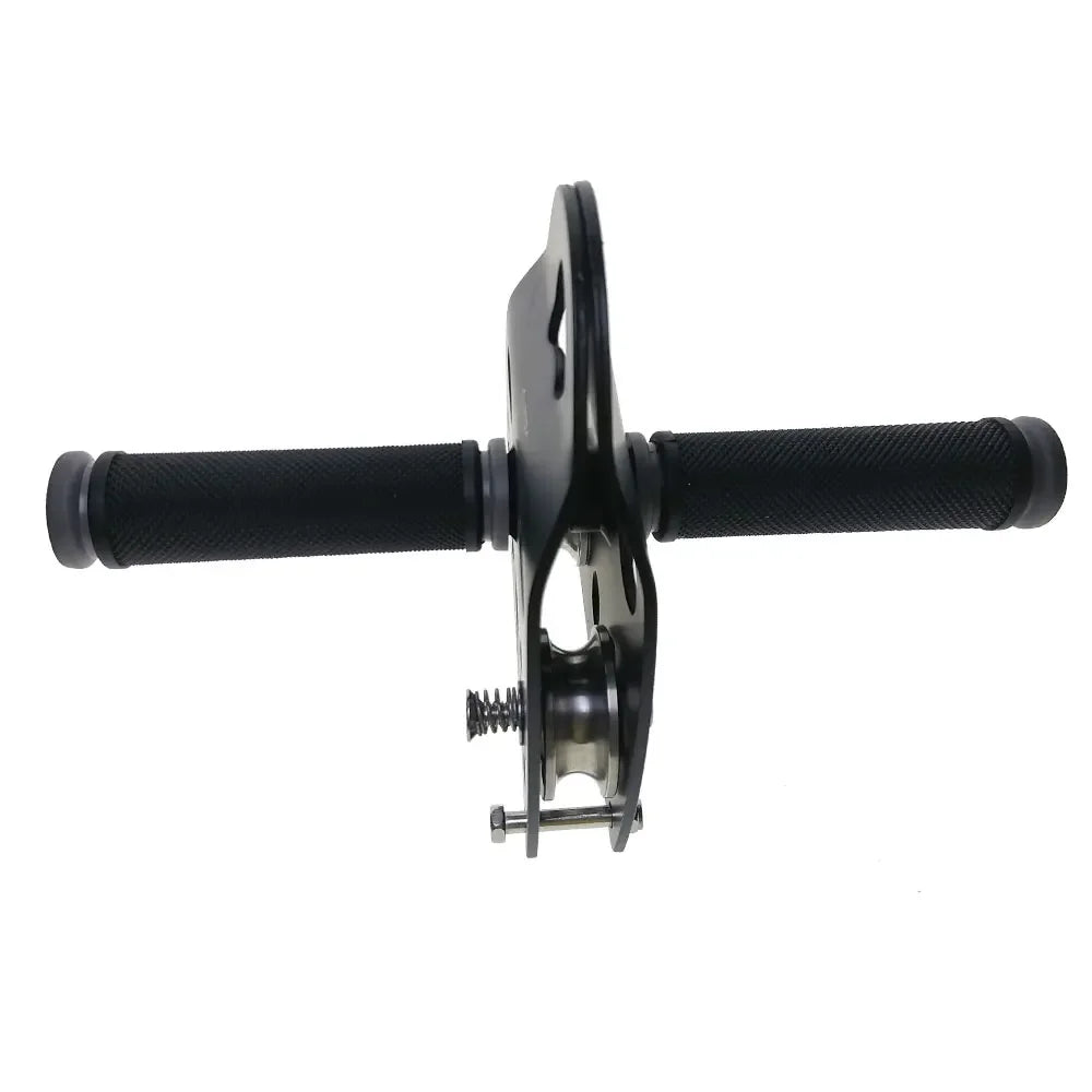 45KN Outdoor Zip Line Cable Ride Trolley With Double Pulley For Rock Climbing Caving Rescue Equipment Oasis Select