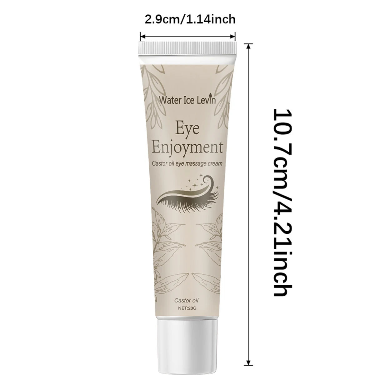 Castor Oil Eye Cream – Anti-Wrinkle, Dark Circles & Firming 20g Eye Treatment Cream Oasis Select
