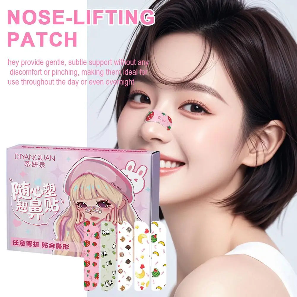 Flexible Shaping Nose Strips For Daily Contouring Self-Adhesive Nose Patches For Rhinoplasty Shaping Corrector Strips Stickers Oasis Select