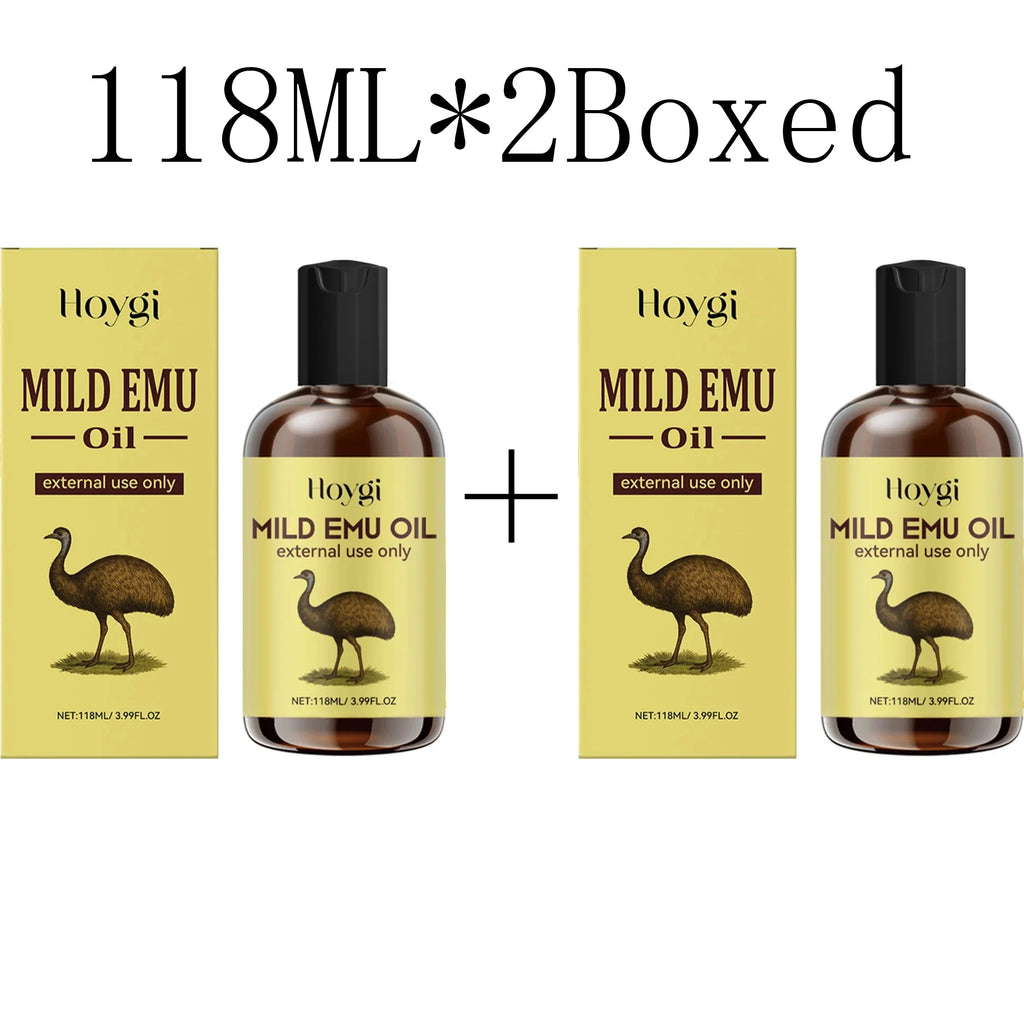 Moisturizing Anti-wrinkle Emu Oil Anti-aging Smoothing Fine Lines Intense Moisturizing For Skin And Hair Anti-dryness Firming Oasis Select 118ML X 2Boxed
