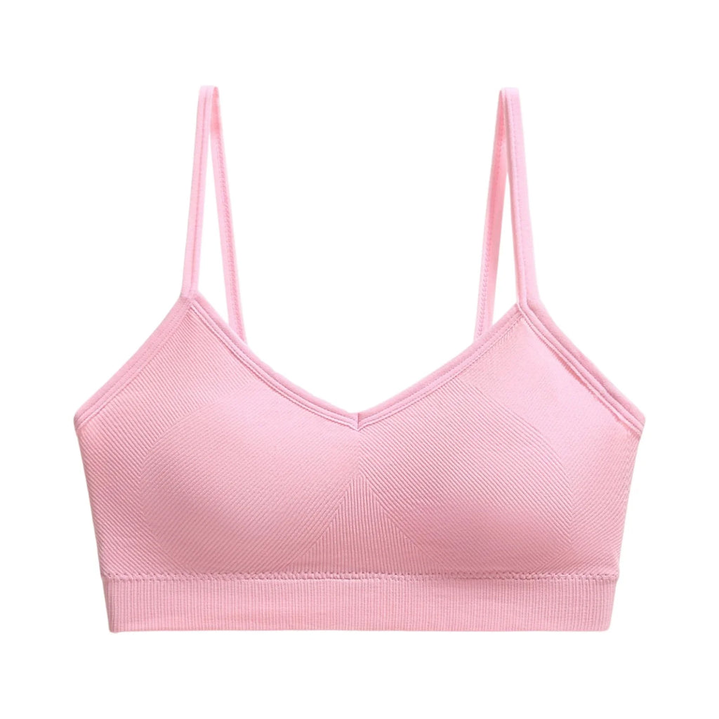 Solid-color Sports Bra Yoga And Fitness Vest With Shoulder Straps On The Back For a Beautiful Back Women's Sportswear Oasis Select