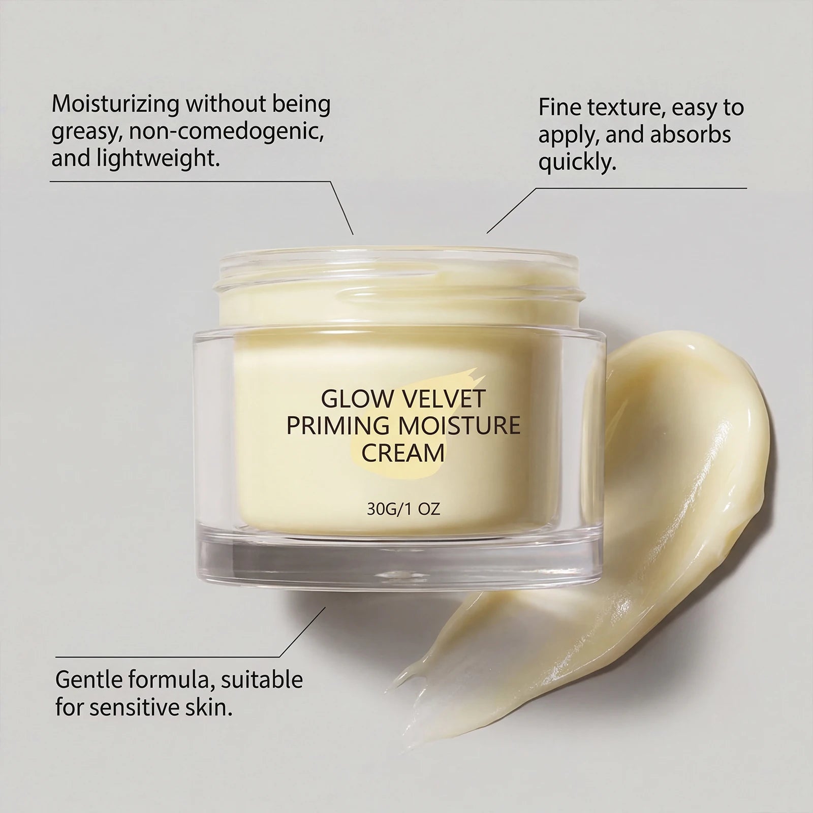 2-in-1 Hydrating Makeup Primer & Moisturizer 30g – Smooth Base Makeup Primer Oasis Select