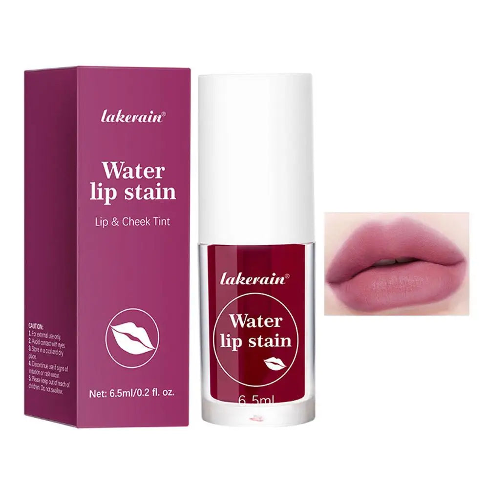 Lakerian Water Lip Stain Moisturizing Water Tint Lip Glaze Long Lasting Hydration Non-Stick Waterproof Lip Tint Natural Makeup Oasis Select 02