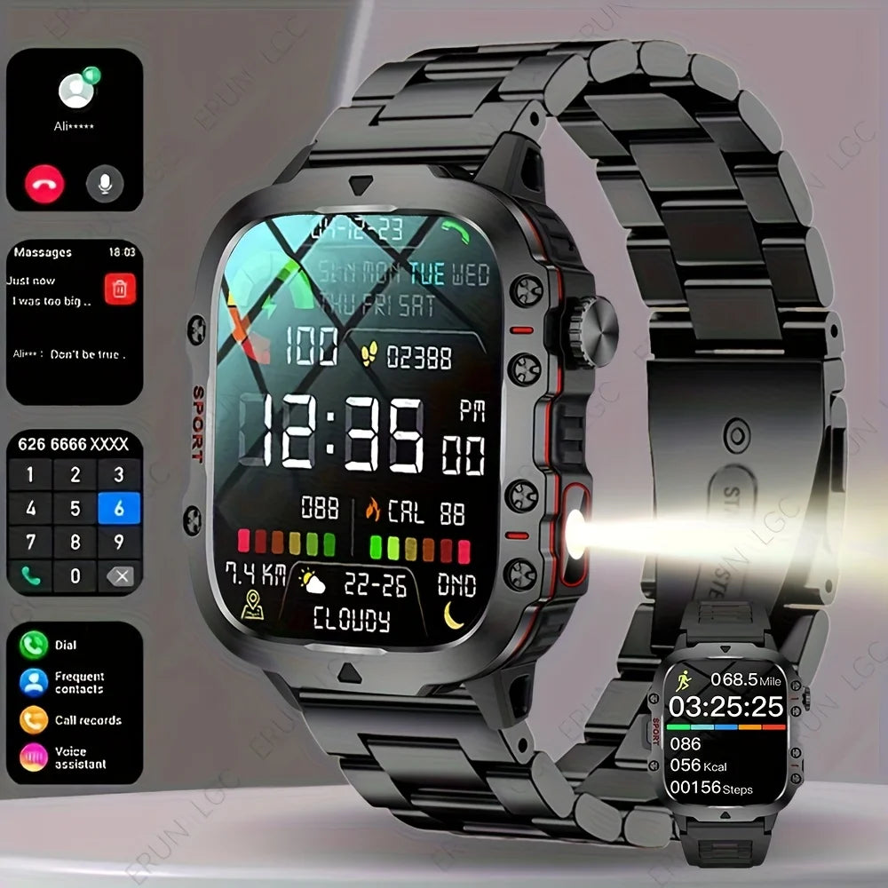 ERUN Smartwatch 1.81" Touchscreen | Alexa, Calls & Sleep Tracker