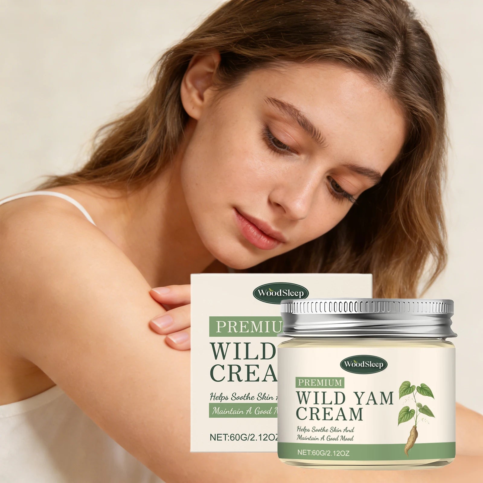 Wild Yam Body Cream – PMS, Menopause & Hormone Relief Women's Body Cream Oasis Select