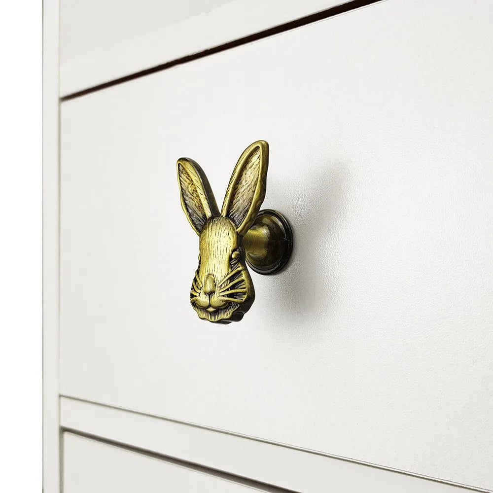 Easter Day Retro Alloy Rabbit Bunny Brooches Pins Female Trendy Party Collar Pins Cute Sweater Badges Pin Accessories Oasis Select