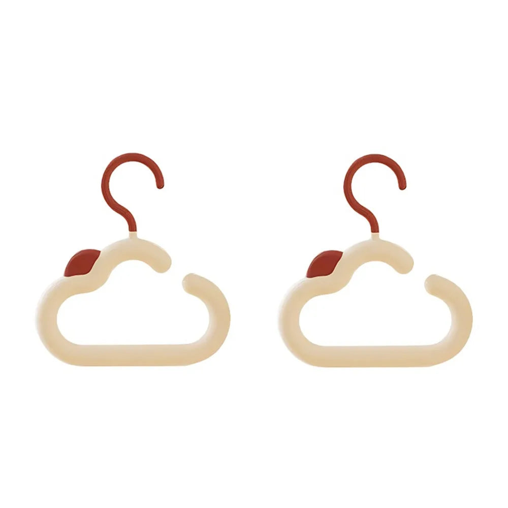 2-Pack Cloud Hook Hangers for Scarves, Hats & Ties | Anti-Slip