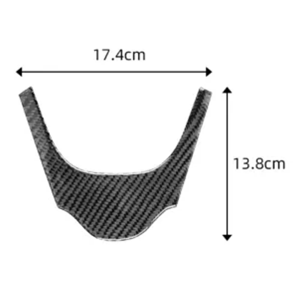 Carbon Fiber Cover Sticker Mazda3 Steering Wheel Cover Premium Material Stylish Design Easy Installation Enhanced Grip Oasis Select