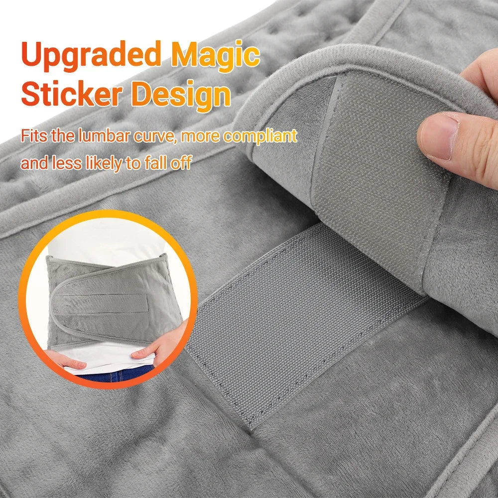 AFDEAL Electric Heating Pad Belt – 9 Levels, Back & Body Warmer