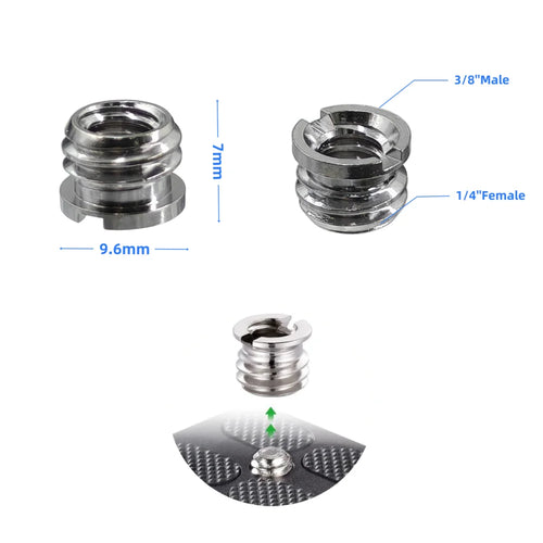 20Pcs 1/4" to 3/8" Screw Adapter Kit | Tripod & Flash Mount Camera Mount Adapter Oasis Select