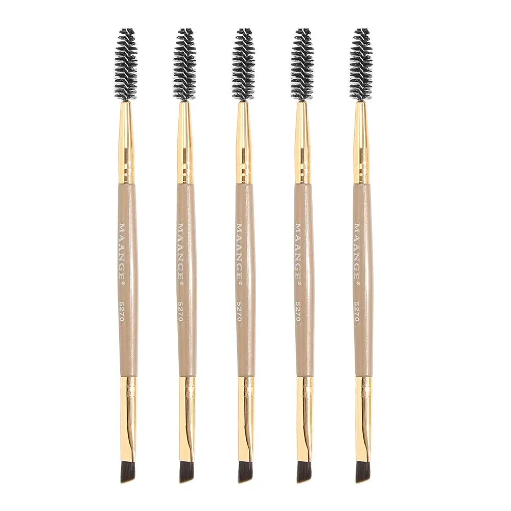 MAANGE 5-Pc Double Ended Eyebrow & Eyeshadow Brush Set