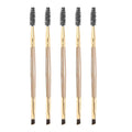 MAANGE 5-Pc Double Ended Eyebrow & Eyeshadow Brush Set