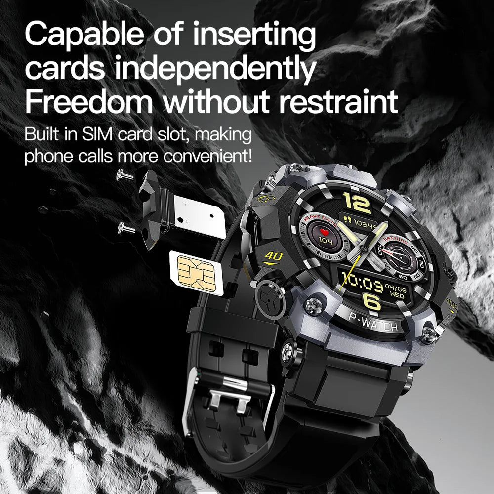 3+32G Smart Watches 800W+200W Dual Camera 4G Video Call Men Smartwatch Waterproof AMOLED GPS WIFI Multi Sport Mode APP Download Oasis Select