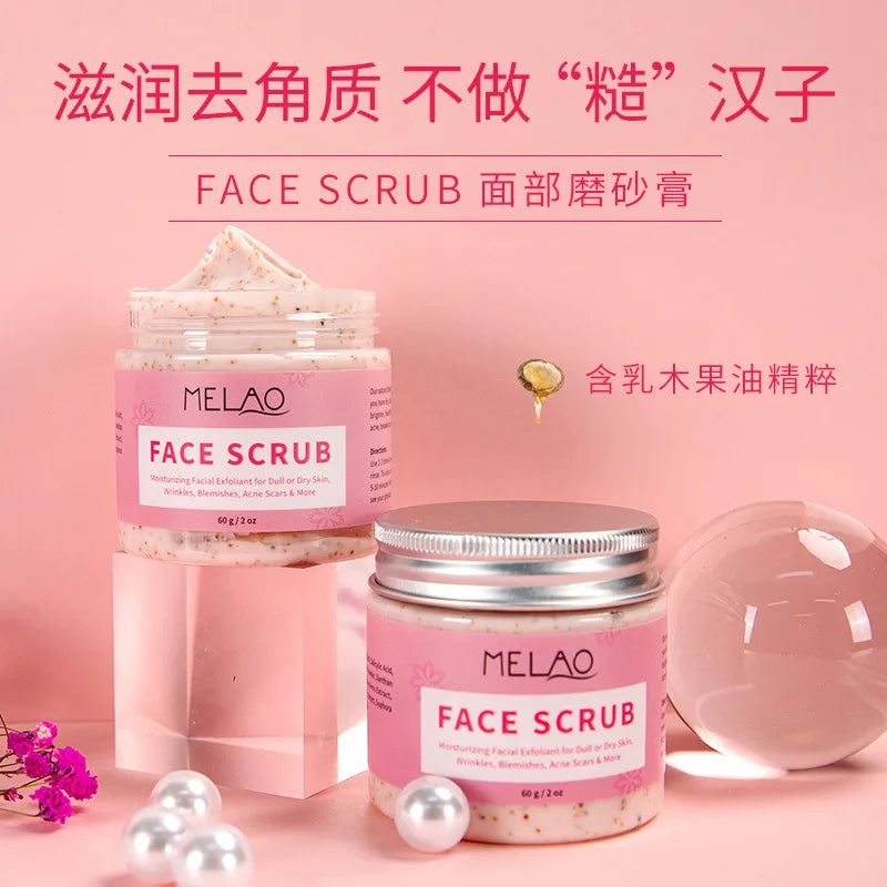 BIOAOUA Peach Face Scrub 140g – Exfoliate & Soften Skin Face Exfoliating Scrub Oasis Select